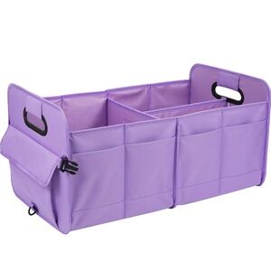 Purple Trunk Storage Organizer with Handles